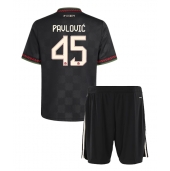 Bayern Munich Aleksandar Pavlovic #45 Replika Tredjetröja Barn 2025-26 Kortärmad (+ byxor)