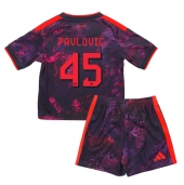 Bayern Munich Aleksandar Pavlovic #45 Replika Tredjetröja Barn 2026-27 Kortärmad (+ byxor)