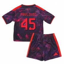 Bayern Munich Aleksandar Pavlovic #45 Replika Tredjetröja Barn 2026-27 Kortärmad (+ byxor)