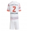 Bayern Munich Dayot Upamecano #2 Replika Bortatröja Barn 2025-26 Kortärmad (+ byxor)