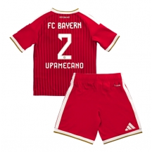Bayern Munich Dayot Upamecano #2 Replika Hemmatröja Barn 2026-27 Kortärmad (+ byxor)