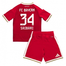 Bayern Munich Ismael Saibari #34 Replika Hemmatröja Barn 2026-27 Kortärmad (+ byxor)