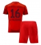 Bayern Munich Joao Palhinha #16 Replika Hemmatröja Barn 2024-25 Kortärmad (+ byxor)