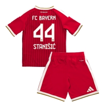 Bayern Munich Josip Stanisic #44 Replika Hemmatröja Barn 2026-27 Kortärmad (+ byxor)