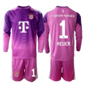 Bayern Munich Manuel Neuer #1 Målvakt Replika Tredjetröja Barn 2025-26 Långärmad (+ byxor)