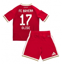 Bayern Munich Michael Olise #17 Replika Hemmatröja Barn 2026-27 Kortärmad (+ byxor)