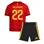 Belgien Alexis Saelemaekers #22 Replika Hemmatröja Barn VM 2026 Kortärmad (+ byxor)