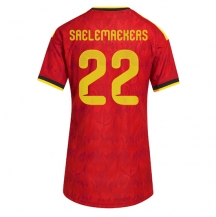 Belgien Alexis Saelemaekers #22 Replika Hemmatröja Dam VM 2026 Kortärmad