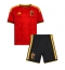 Belgien Amadou Onana #24 Replika Hemmatröja Barn VM 2026 Kortärmad (+ byxor)