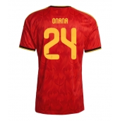 Belgien Amadou Onana #24 Replika Hemmatröja VM 2026 Kortärmad