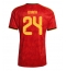 Belgien Amadou Onana #24 Replika Hemmatröja VM 2026 Kortärmad