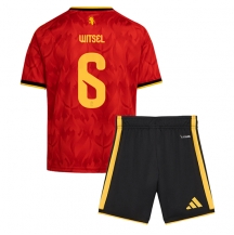 Belgien Axel Witsel #6 Replika Hemmatröja Barn VM 2026 Kortärmad (+ byxor)