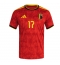 Belgien Charles De Ketelaere #17 Replika Hemmatröja VM 2026 Kortärmad