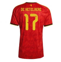 Belgien Charles De Ketelaere #17 Replika Hemmatröja VM 2026 Kortärmad