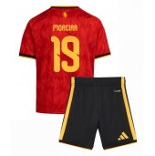 Belgien Diego Moreira #19 Replika Hemmatröja Barn VM 2026 Kortärmad (+ byxor)