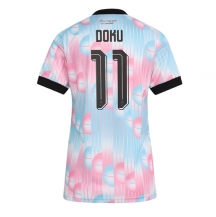 Belgien Jeremy Doku #11 Replika Bortatröja Dam VM 2026 Kortärmad