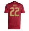 Belgien Jeremy Doku #22 Replika Hemmatröja EM 2024 Kortärmad