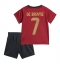 Belgien Kevin De Bruyne #7 Replika Hemmatröja Barn EM 2024 Kortärmad (+ byxor)