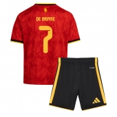 Belgien Kevin De Bruyne #7 Replika Hemmatröja Barn VM 2026 Kortärmad (+ byxor)