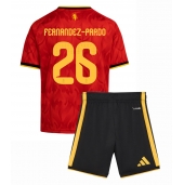 Belgien Matias Fernandez-Pardo #26 Replika Hemmatröja Barn VM 2026 Kortärmad (+ byxor)