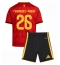 Belgien Matias Fernandez-Pardo #26 Replika Hemmatröja Barn VM 2026 Kortärmad (+ byxor)