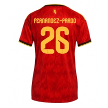 Belgien Matias Fernandez-Pardo #26 Replika Hemmatröja Dam VM 2026 Kortärmad