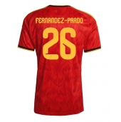 Belgien Matias Fernandez-Pardo #26 Replika Hemmatröja VM 2026 Kortärmad