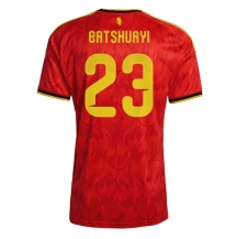 Belgien Michy Batshuayi #23 Replika Hemmatröja VM 2026 Kortärmad