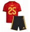 Belgien Nathan Ngoy #25 Replika Hemmatröja Barn VM 2026 Kortärmad (+ byxor)