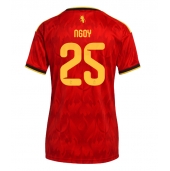 Belgien Nathan Ngoy #25 Replika Hemmatröja Dam VM 2026 Kortärmad