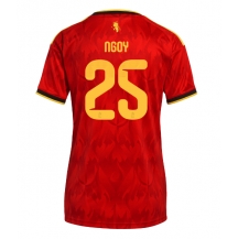 Belgien Nathan Ngoy #25 Replika Hemmatröja Dam VM 2026 Kortärmad
