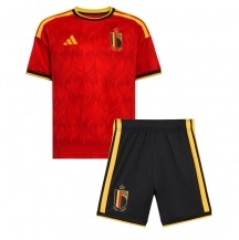 Belgien Replika Hemmatröja Barn VM 2026 Kortärmad (+ byxor)