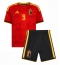 Belgien Romelu Lukaku #9 Replika Hemmatröja Barn VM 2026 Kortärmad (+ byxor)