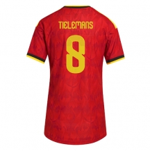 Belgien Youri Tielemans #8 Replika Hemmatröja Dam VM 2026 Kortärmad