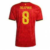 Belgien Youri Tielemans #8 Replika Hemmatröja VM 2026 Kortärmad