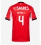 Benfica Antonio Silva #4 Replika Hemmatröja 2025-26 Kortärmad