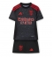 Benfica Replika Bortatröja Barn 2024-25 Kortärmad (+ byxor)