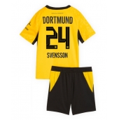 Borussia Dortmund Daniel Svensson #24 Replika Hemmatröja Barn 2026-27 Kortärmad (+ byxor)