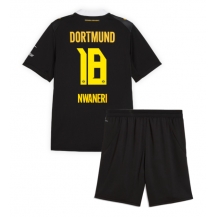 Borussia Dortmund Ethan Nwaneri #18 Replika Bortatröja Barn 2026-27 Kortärmad (+ byxor)