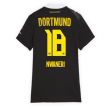 Borussia Dortmund Ethan Nwaneri #18 Replika Bortatröja Dam 2026-27 Kortärmad