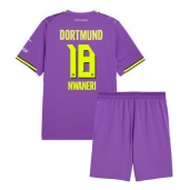 Borussia Dortmund Ethan Nwaneri #18 Replika Tredjetröja Barn 2026-27 Kortärmad (+ byxor)