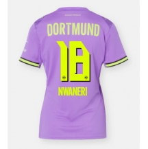 Borussia Dortmund Ethan Nwaneri #18 Replika Tredjetröja Dam 2026-27 Kortärmad