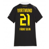 Borussia Dortmund Fabio Silva #21 Replika Bortatröja Dam 2026-27 Kortärmad
