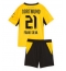 Borussia Dortmund Fabio Silva #21 Replika Hemmatröja Barn 2026-27 Kortärmad (+ byxor)