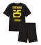 Borussia Dortmund Joey Veerman #25 Replika Bortatröja Barn 2026-27 Kortärmad (+ byxor)
