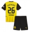 Borussia Dortmund Julian Ryerson #26 Replika Hemmatröja Barn 2024-25 Kortärmad (+ byxor)