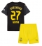 Borussia Dortmund Karim Adeyemi #27 Replika Bortatröja Barn 2024-25 Kortärmad (+ byxor)