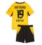 Borussia Dortmund Konstantinos Karetsas #19 Replika Hemmatröja Barn 2026-27 Kortärmad (+ byxor)