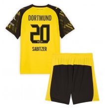 Borussia Dortmund Marcel Sabitzer #20 Replika Hemmatröja Barn 2025-26 Kortärmad (+ byxor)
