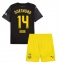 Borussia Dortmund Maximilian Beier #14 Replika Bortatröja Barn 2024-25 Kortärmad (+ byxor)